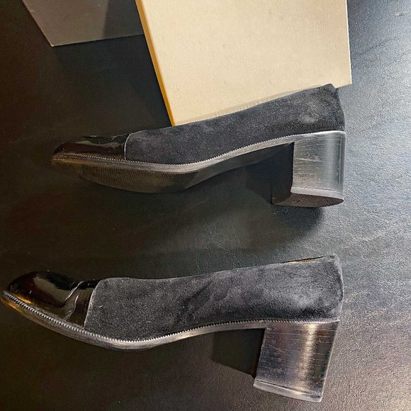 Joan and David Too - Antwerp Pony Black Shoes - Sz 10 med - Picture 3 of 7